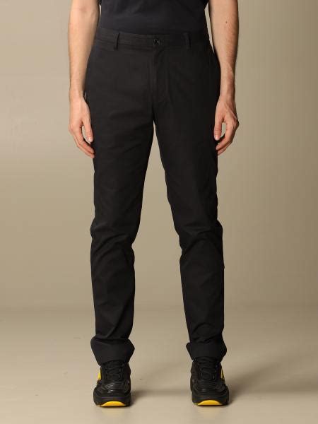 pantalone slim burberry uomo